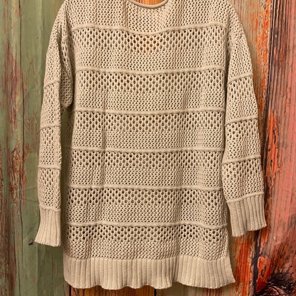 Universal Thread XL Open Crochet L/S Sweater in Light Blue - Picture 2 of 4